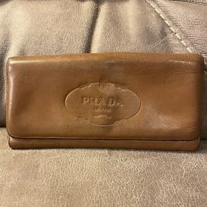Leather Prada Wallet
